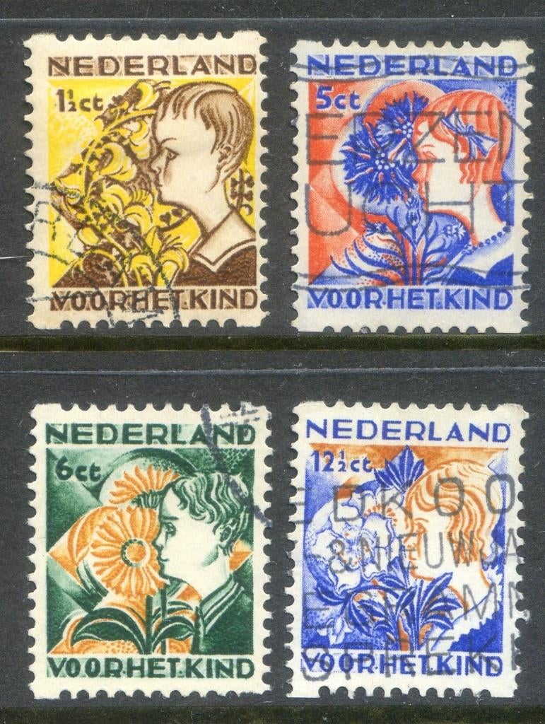 Roltanding 94-97, Postzegels en Munten, Postzegels | Nederland, Ophalen of Verzenden, Gestempeld