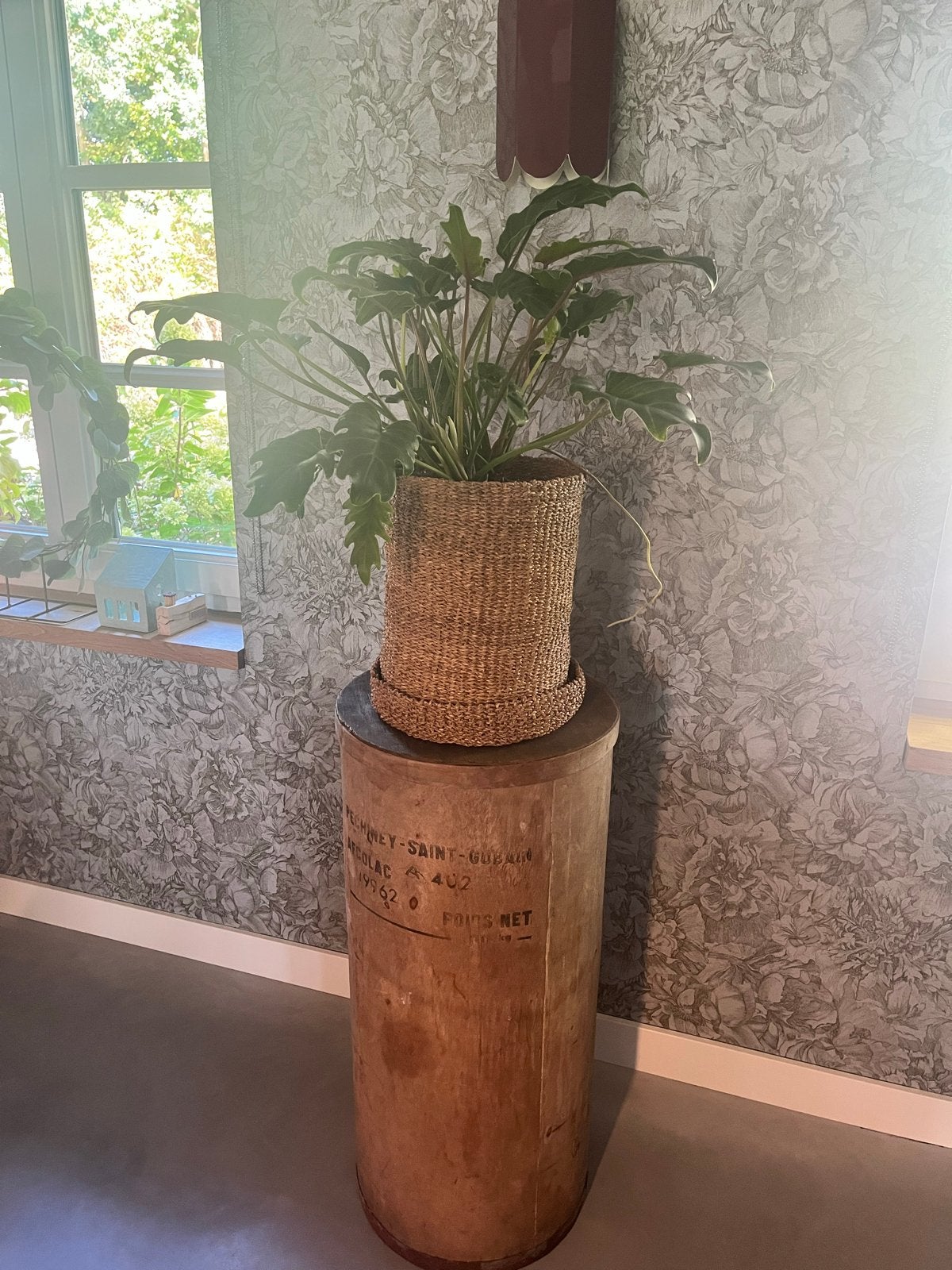 Vintage oude meel ton - landelijk decoratief en uniek, Ophalen