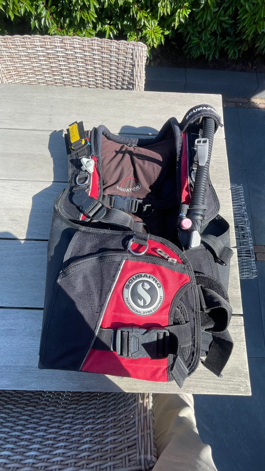 Trimvest scubapro Equator, Watersport en Boten, Duiken, Ophalen of Verzenden, Gebruikt, Trimvest of Wing