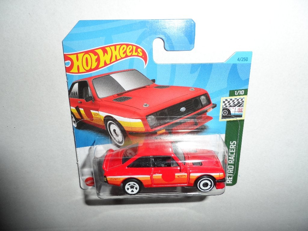 Hot Wheels - Ford Escort RS2000 (rood) 1:64, Ophalen of Verzenden, Nieuw, Auto