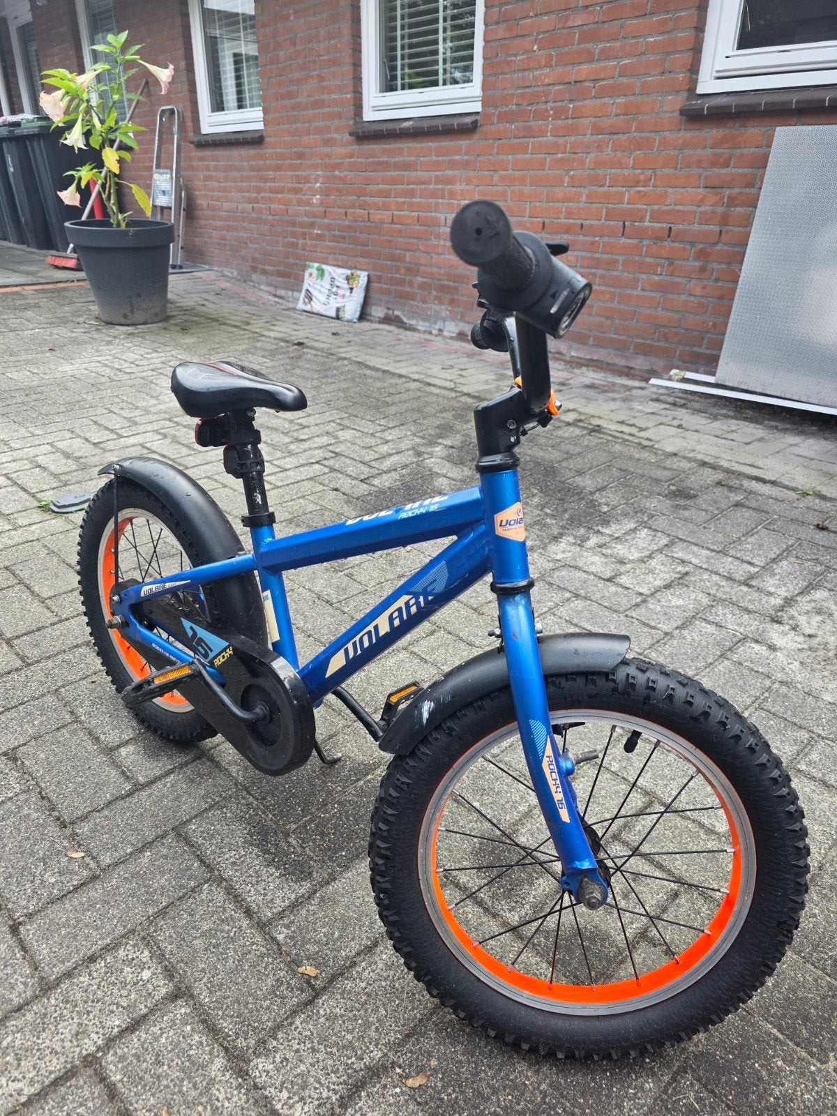 Volare Rocky 16 inch kinderfiets - Blauw, Ophalen of Verzenden, Gebruikt, 16 tot 20 inch, Volare