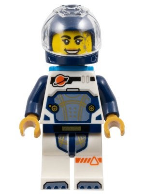 LEGO City cty1692 Astronaut - Female, White Spacesuit with D, City, Lego, Nieuw, Ophalen of Verzenden