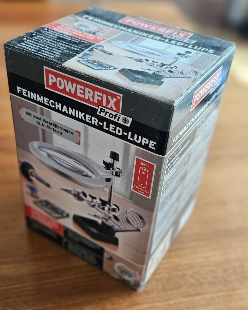Powerfix LED-loep (voor instrumentmaker), Ophalen of Verzenden, Zo goed als nieuw, Overige typen