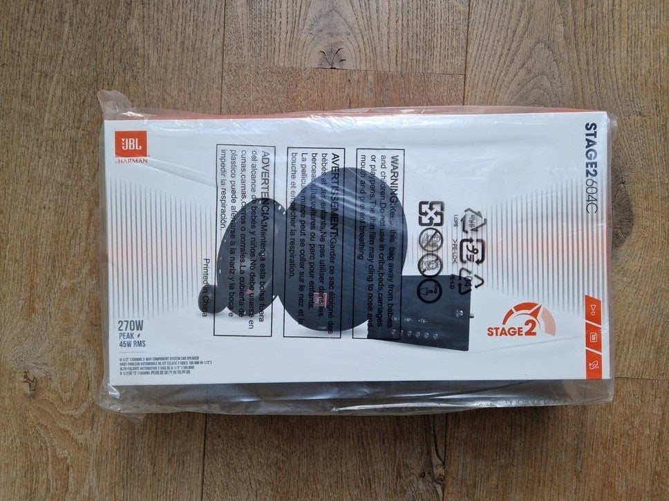 JBL Stage2 604C Component Luidsprekers Nieuw in Doos, Ophalen of Verzenden, Nieuw