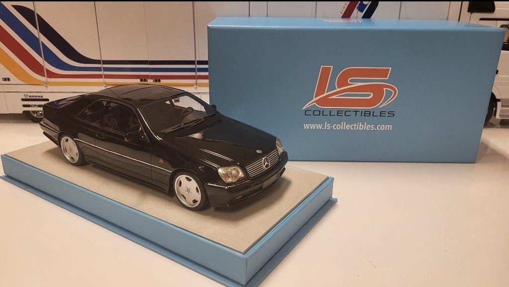 LS Collectibles Mercedes-Benz C140 CL600 7.0 AMG Black, Hobby en Vrije tijd, Modelauto's | 1:18, Overige merken, Auto, Ophalen of Verzenden