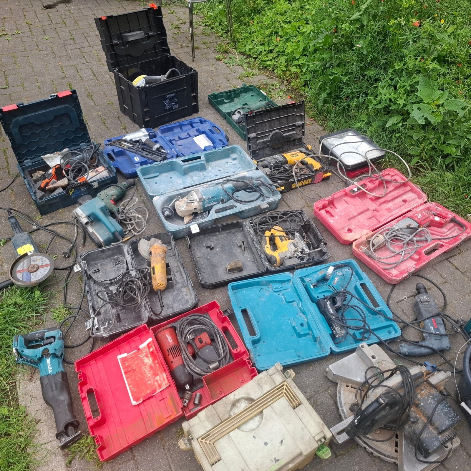 Diverse elektrische gereedschappen - Partij, Ophalen, Gebruikt