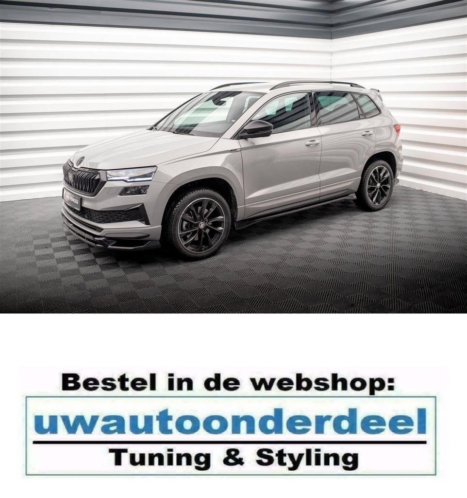 Maxton Design Spoiler Splitter Geschikt Voor Skoda Karoq Spo, Auto diversen, Tuning en Styling, Verzenden, Automotive Parts, A.parts@hotmail.nl