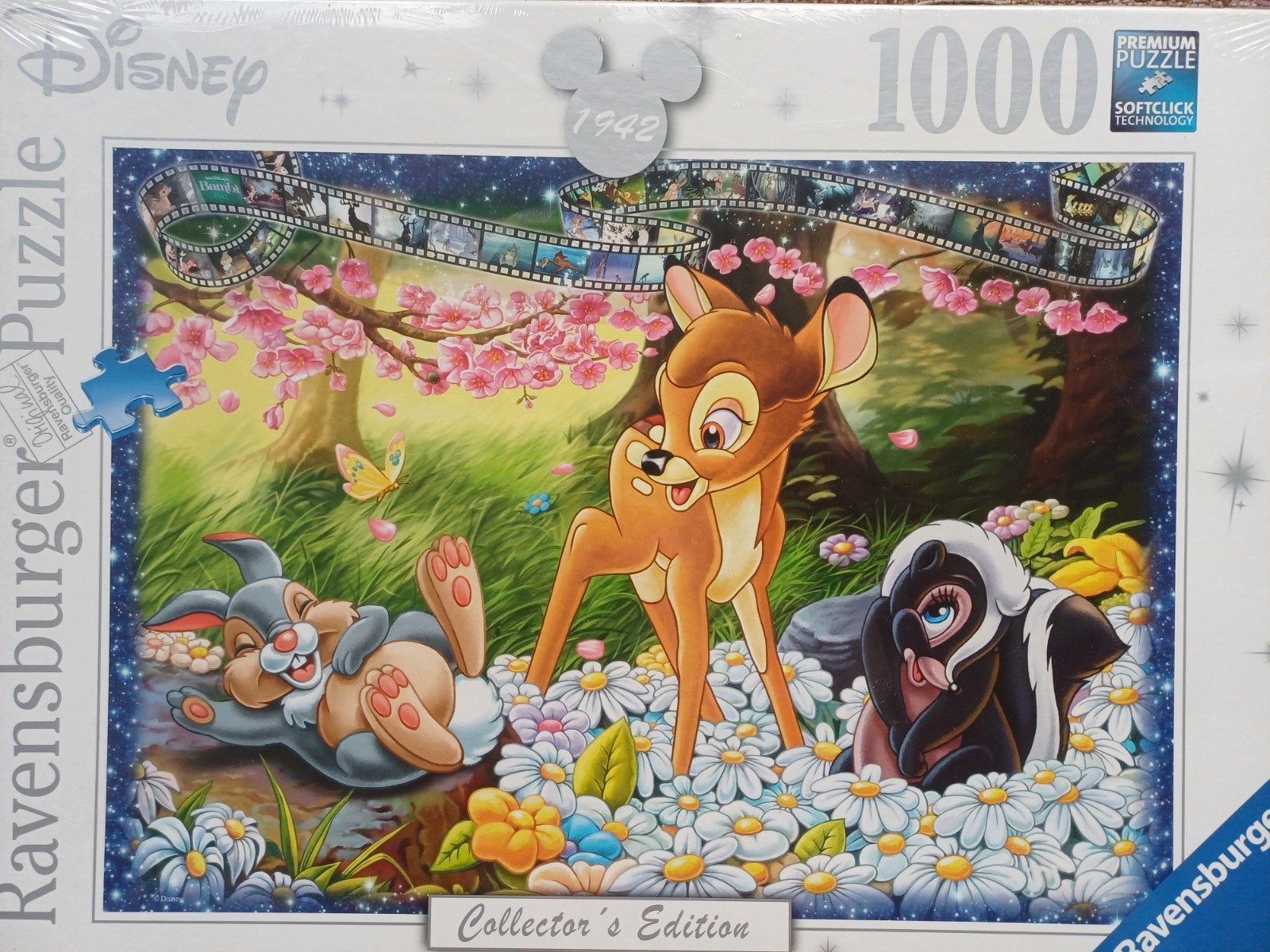 Puzzel 1000 stukjes Bambi, nieuw in verpakking, Hobby en Vrije tijd, Denksport en Puzzels, Ophalen of Verzenden, 500 t/m 1500 stukjes