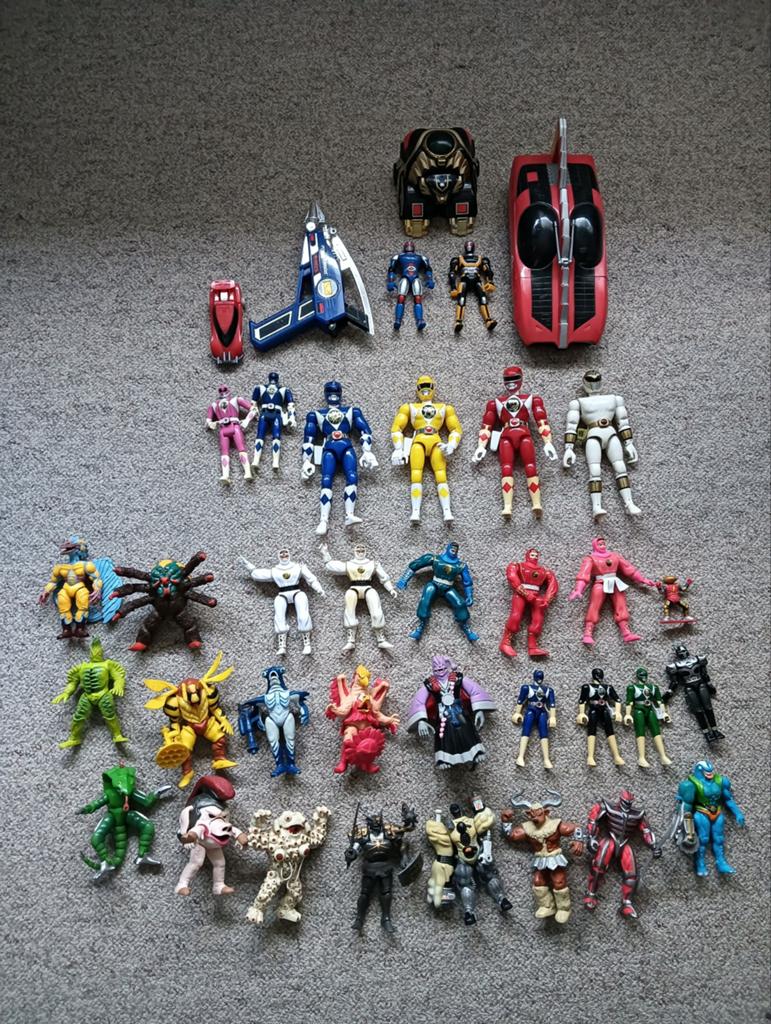 Power rangers beetleborg masked rider figuren, Ophalen