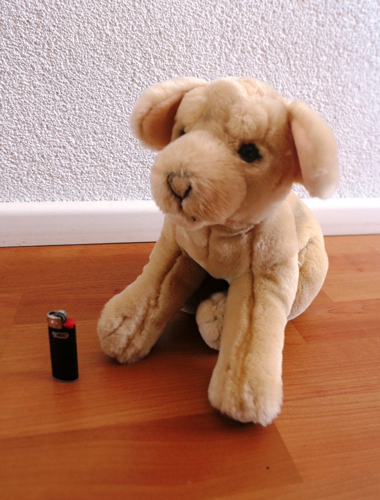 Golden Retriever - Labrador knuffelhond, Overige karakters, Middelgroot (20 tot 80 cm), Anna Club Plush, Beige