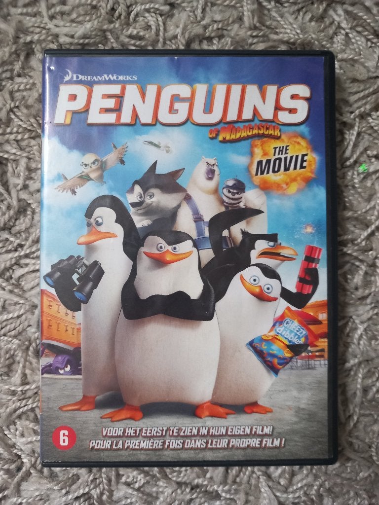 Speelgoed Pinguins of Madagascar dvd, Gebruikt, Animatie, Ophalen of Verzenden, Alle leeftijden