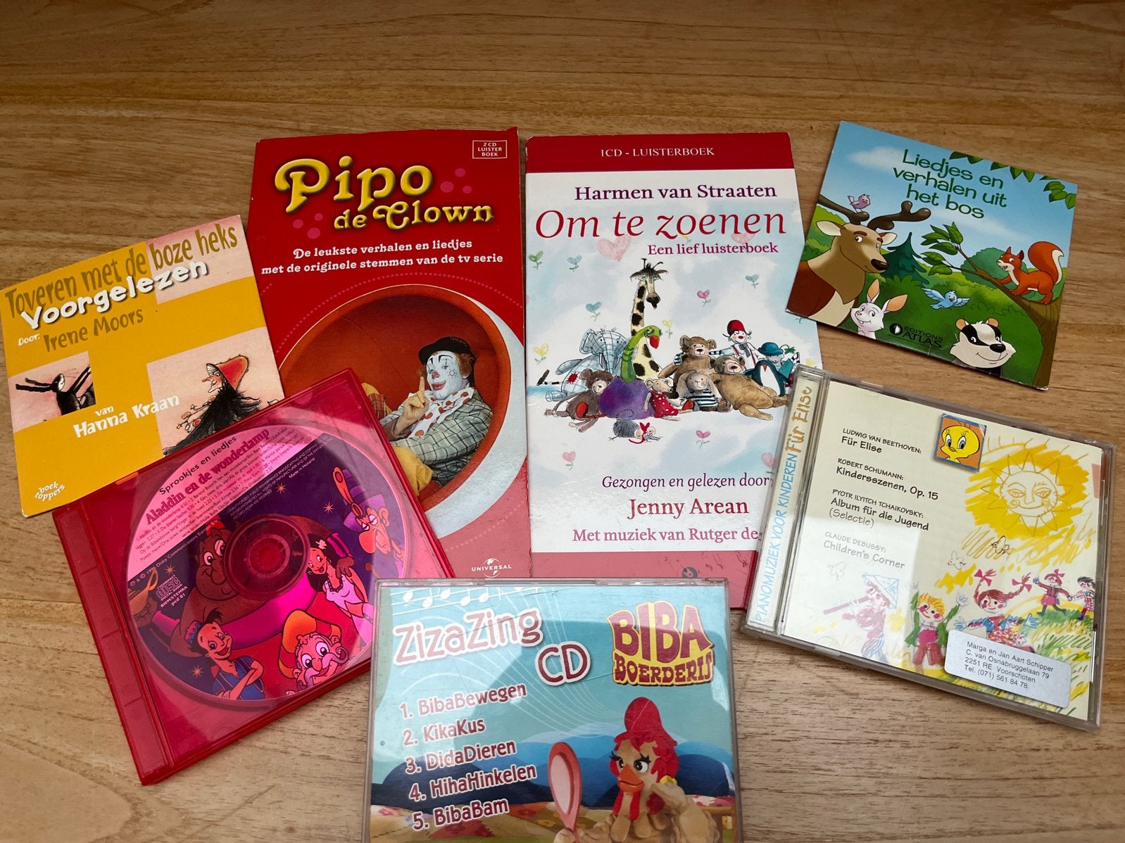 Diverse Kinder CD's en Luisterboeken - Educatief & Muziek, Gebruikt, 6 tot 9 jaar, Ophalen of Verzenden, Muziek