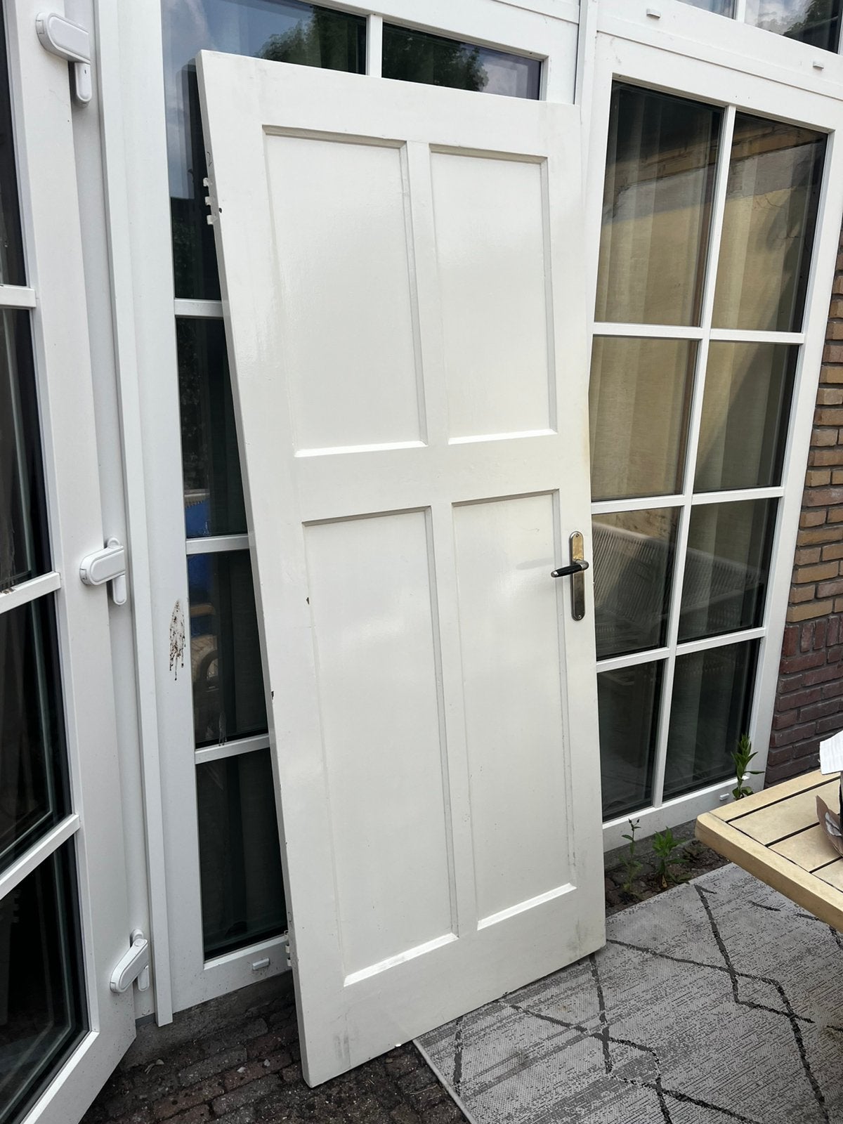 Jaren ‘30 paneeldeur, Doe-het-zelf en Verbouw, Deuren en Horren, Ophalen, Gebruikt, 80 tot 100 cm, Binnendeur