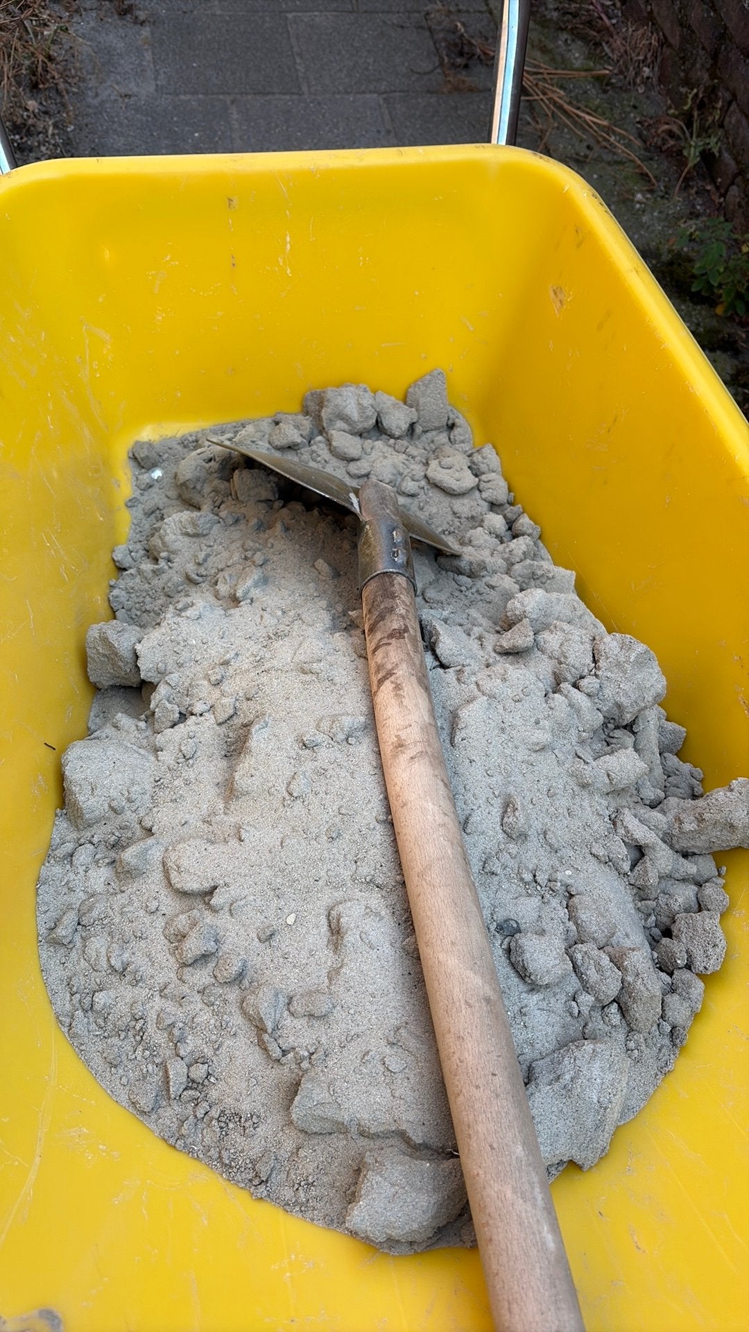 Gratis geel zand ophalen, Tuin en Terras, Zand, Ophalen, Zo goed als nieuw, Ophoogzand