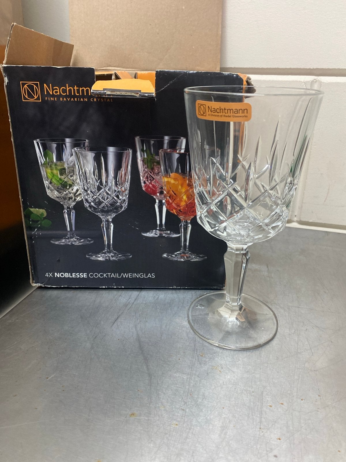 3x Nachtmann Noblesse Cocktail/Weinglas - Nieuw in doos, Huis en Inrichting, Onbekend, Nieuw, Ophalen of Verzenden, Onbekend