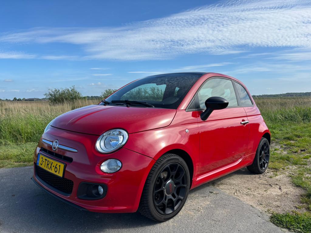 Fiat 500 0,9 Twin Air Sport met APK, Voorwielaandrijving, Leder en Stof, Handgeschakeld, Particulier
