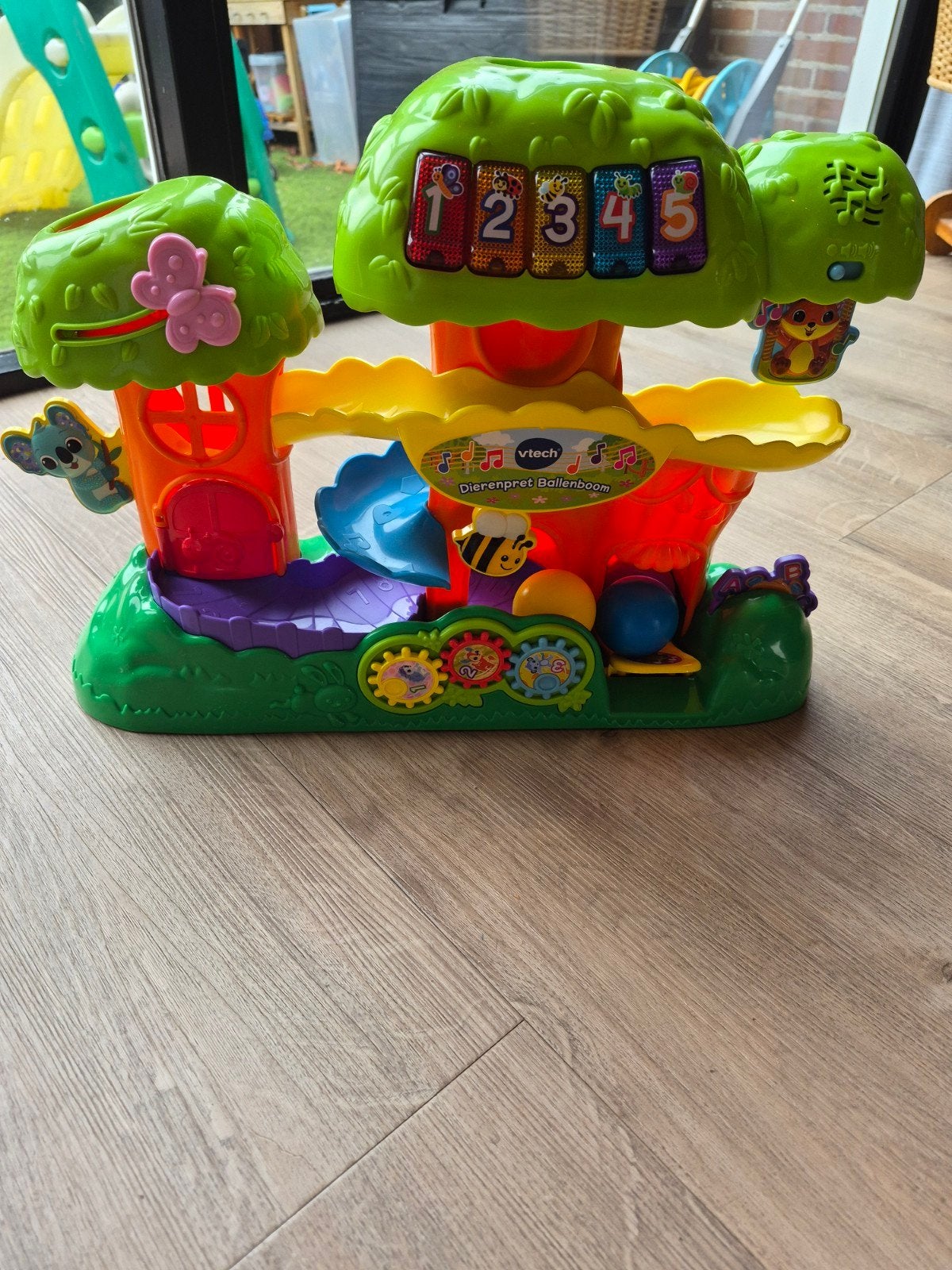 VTech Dierenpret Ballenboom - Interactief Speelplezier, Ophalen of Verzenden, Zo goed als nieuw, 6 maanden tot 2 jaar