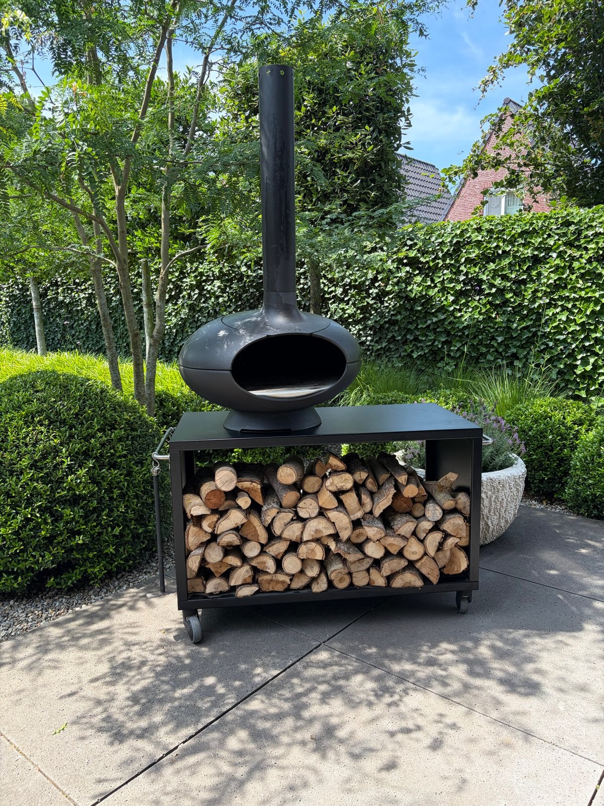 Morsø Forno Garden Set – Luxe buitenoven / pizzaoven, Ophalen, Zo goed als nieuw, Vuurkorf