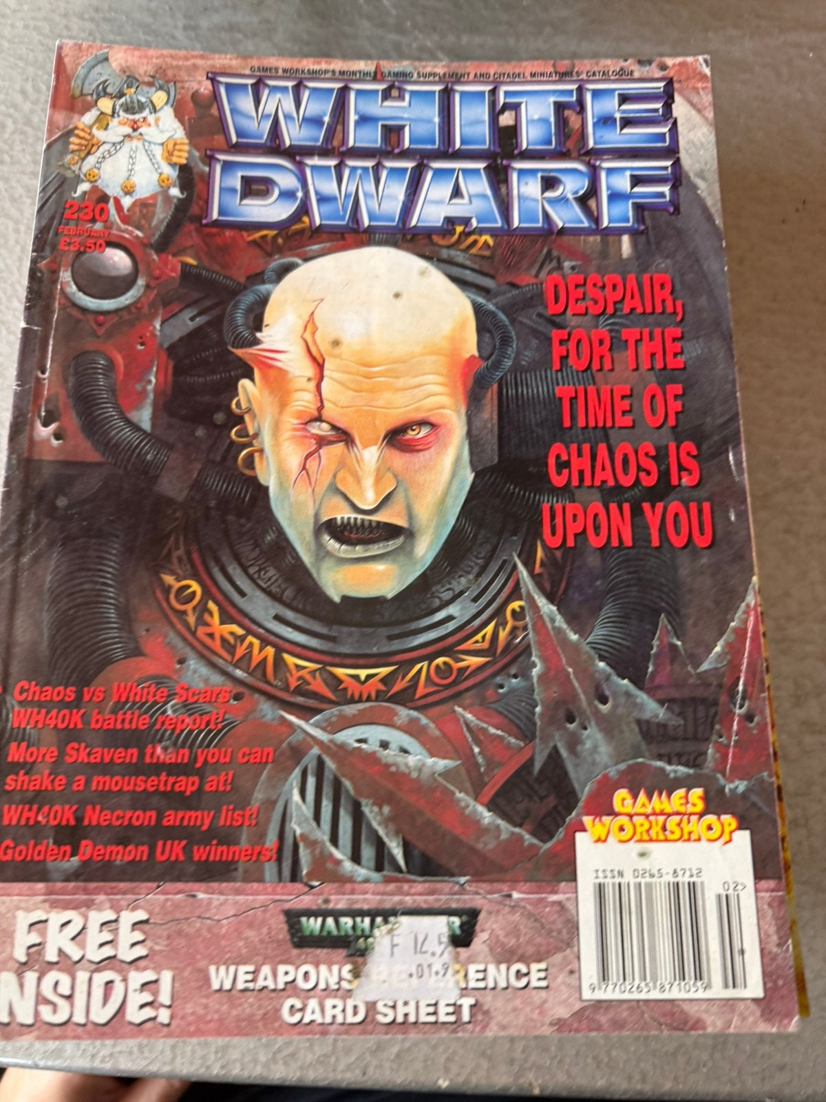 White Dwarf 230 feb 1999, Ophalen of Verzenden, Gebruikt, Warhammer, Boek of Catalogus