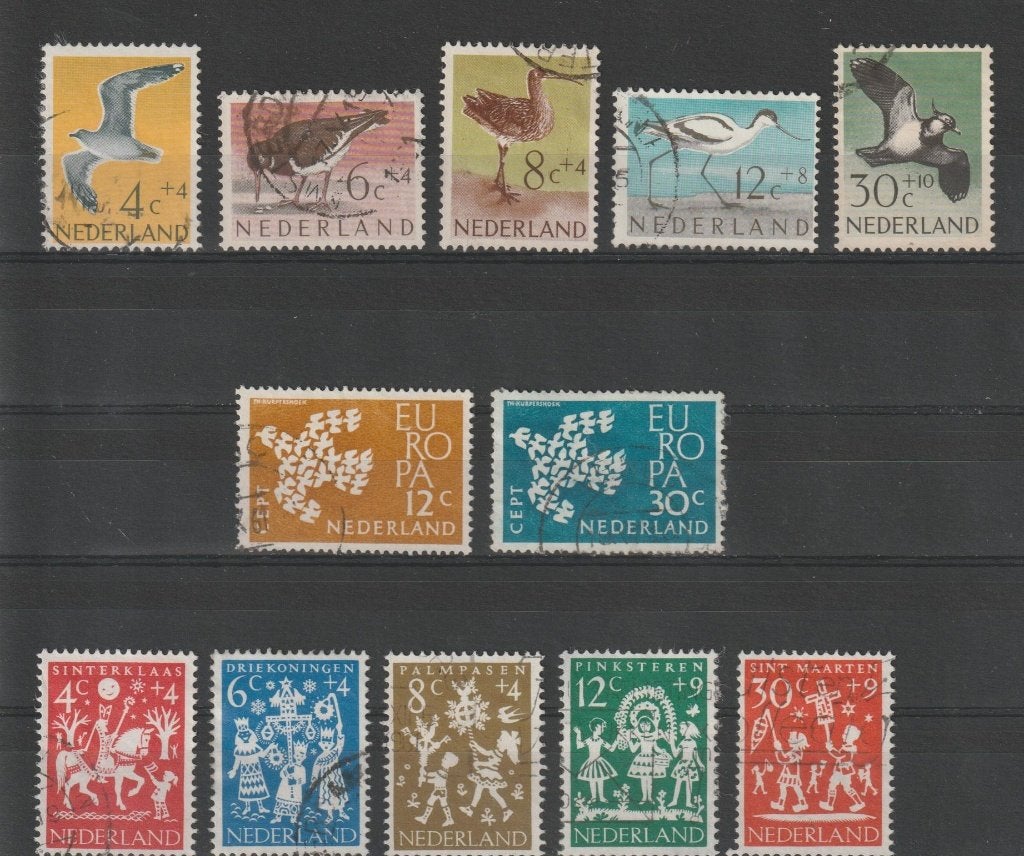 Nederland - jaargang 1961 gestempeld, compleet., Ophalen of Verzenden, Na 1940, Gestempeld