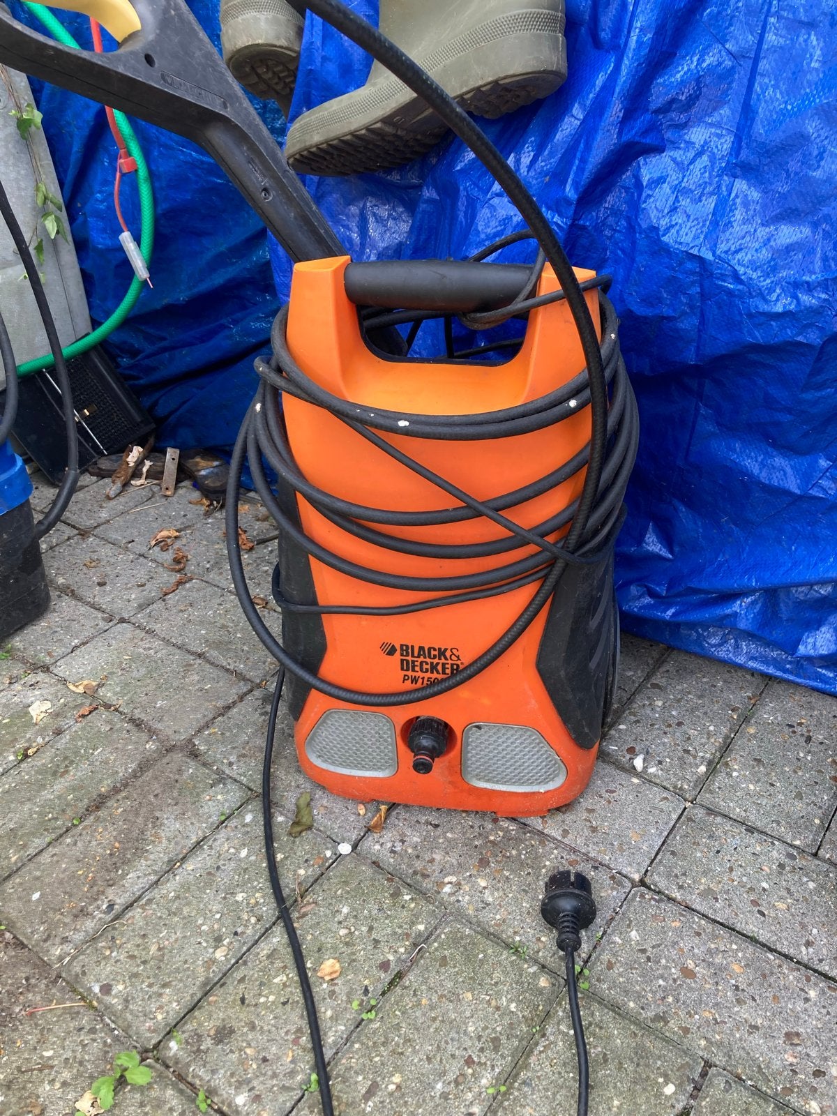 Hogedrukreiniger - Black & Decker en Alto, Tuin en Terras, Hogedrukreinigers, Ophalen, Gebruikt, Elektrisch