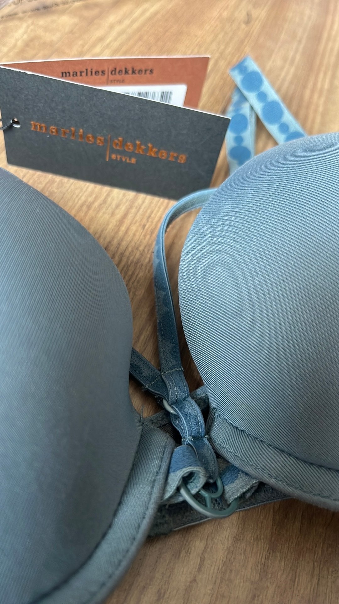 Marlies Dekkers push up BH - licht blauw grijs Goblin blue, Ophalen of Verzenden, Blauw, BH
