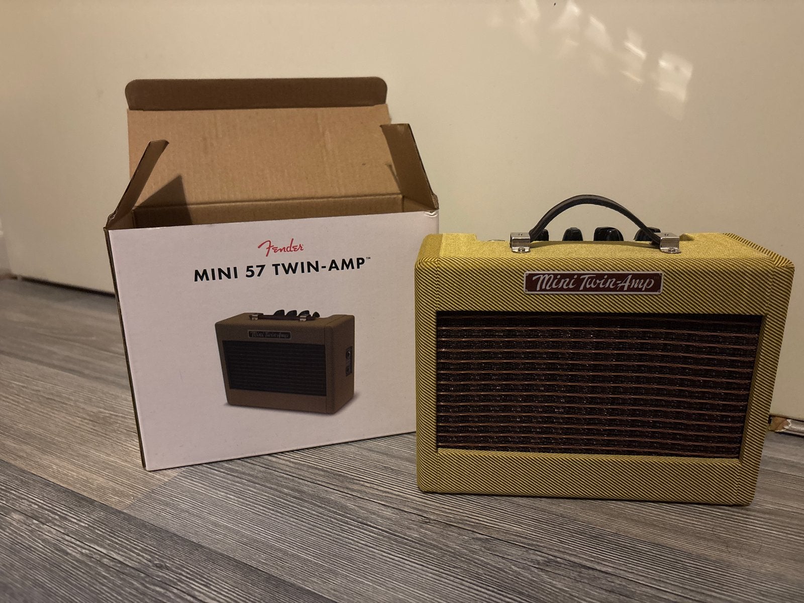 Fender Mini '57 Twin-Amp - Draagbare Gitaarversterker, Ophalen of Verzenden, Nieuw, Gitaar, Minder dan 50 watt