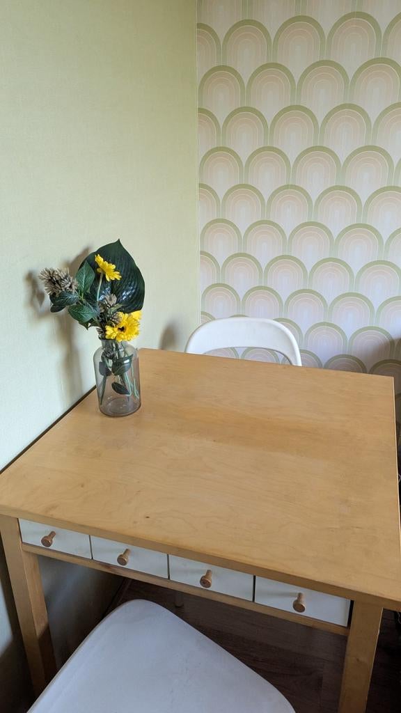 IKEA Tärnaby tafel met lades - ideaal voor studentenkamer, Huis en Inrichting, Tafels | Eettafels, Ophalen, Gebruikt, 50 tot 100 cm