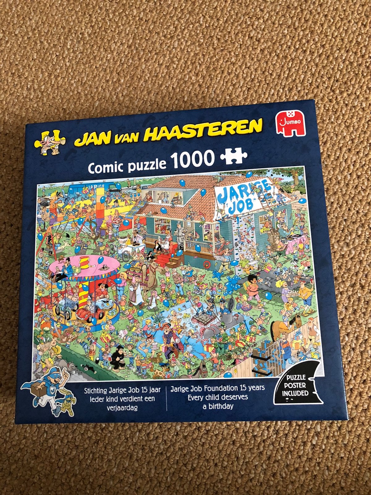 Jarige Job Jan van Haasteren, Ophalen, 500 t/m 1500 stukjes, Zo goed als nieuw