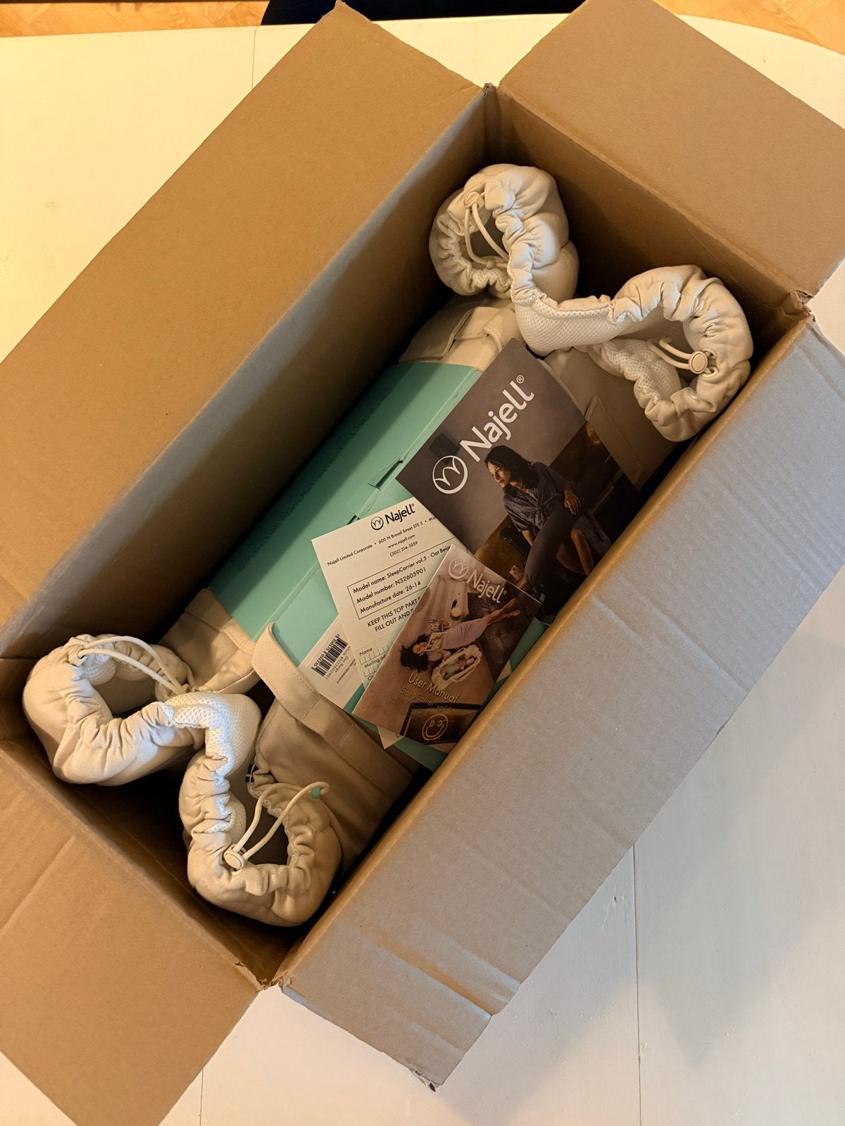 Najell SleepCarrier Oat Beige - Nieuw in doos, Kinderen en Baby's, Ophalen of Verzenden, Nieuw, Overige typen