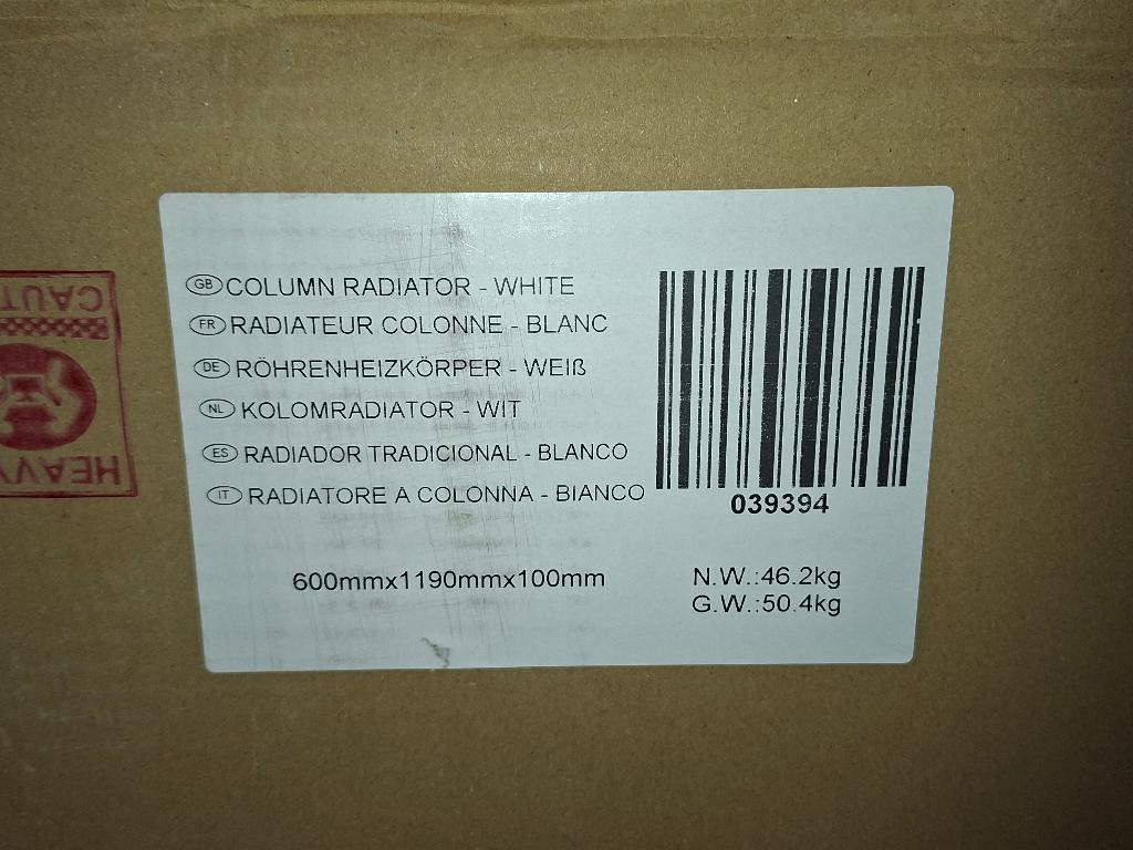 hudson reed radiator, Ophalen, 30 tot 80 cm, Radiator, Nieuw