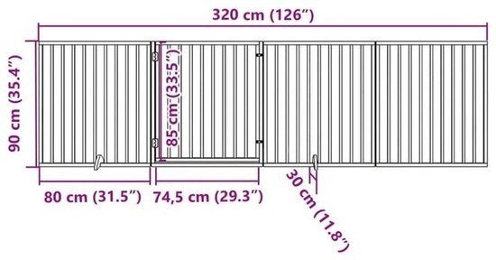 Hondenbarrière – Houten Hondenpoort – Huisdier Afzetting, Corvance B.V., Verzenden, Nieuw, Corvancebol@gmail.com