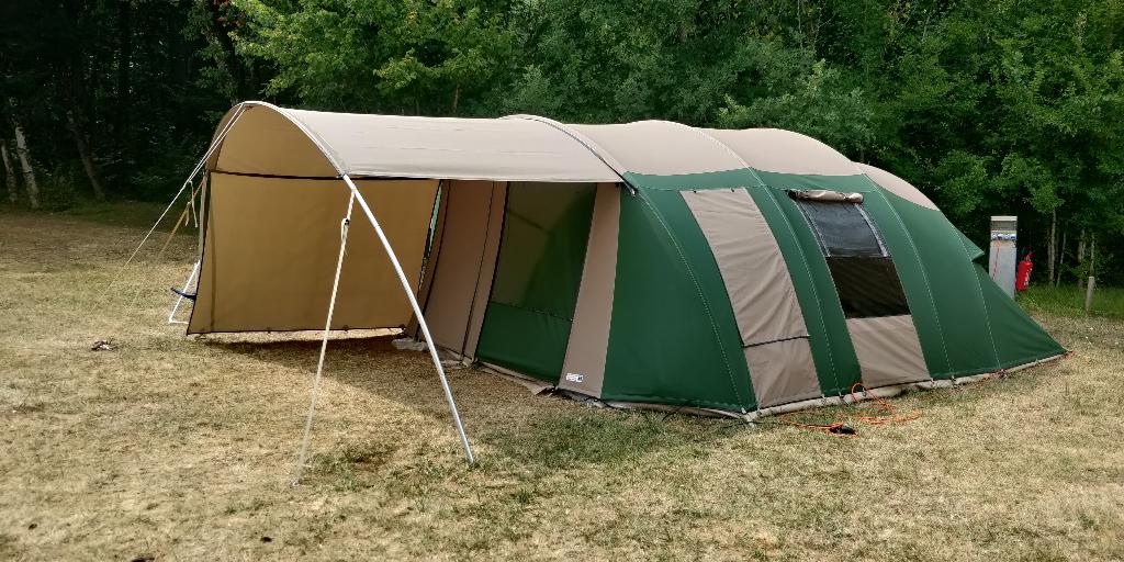 Falco Zeearend 6 tent — compleet uitgerust, Ophalen, Zo goed als nieuw, Tot en met 6