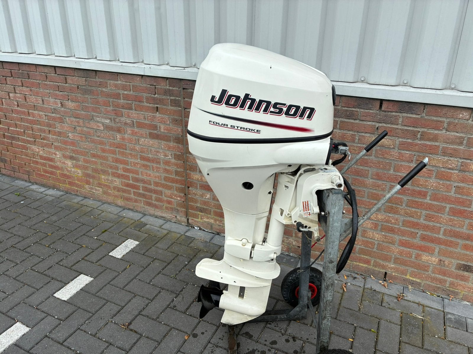 Johnson / Suzuki 25 pk 4 takt, Elek. Start  Vaarklaar!, 10 tot 30 pk, Viertaktmotor, Ophalen of Verzenden, Zo goed als nieuw