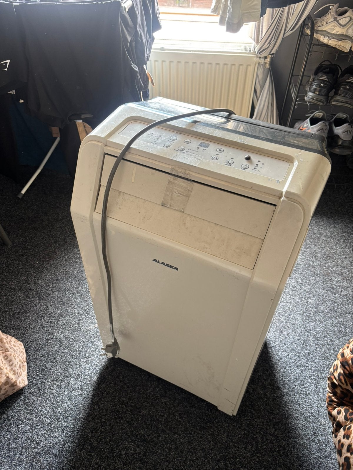 Mobiele airco Alaska – goedkoop af te halen, Witgoed en Apparatuur, Ophalen, Gebruikt, 3 snelheden of meer, 100 m³ of groter