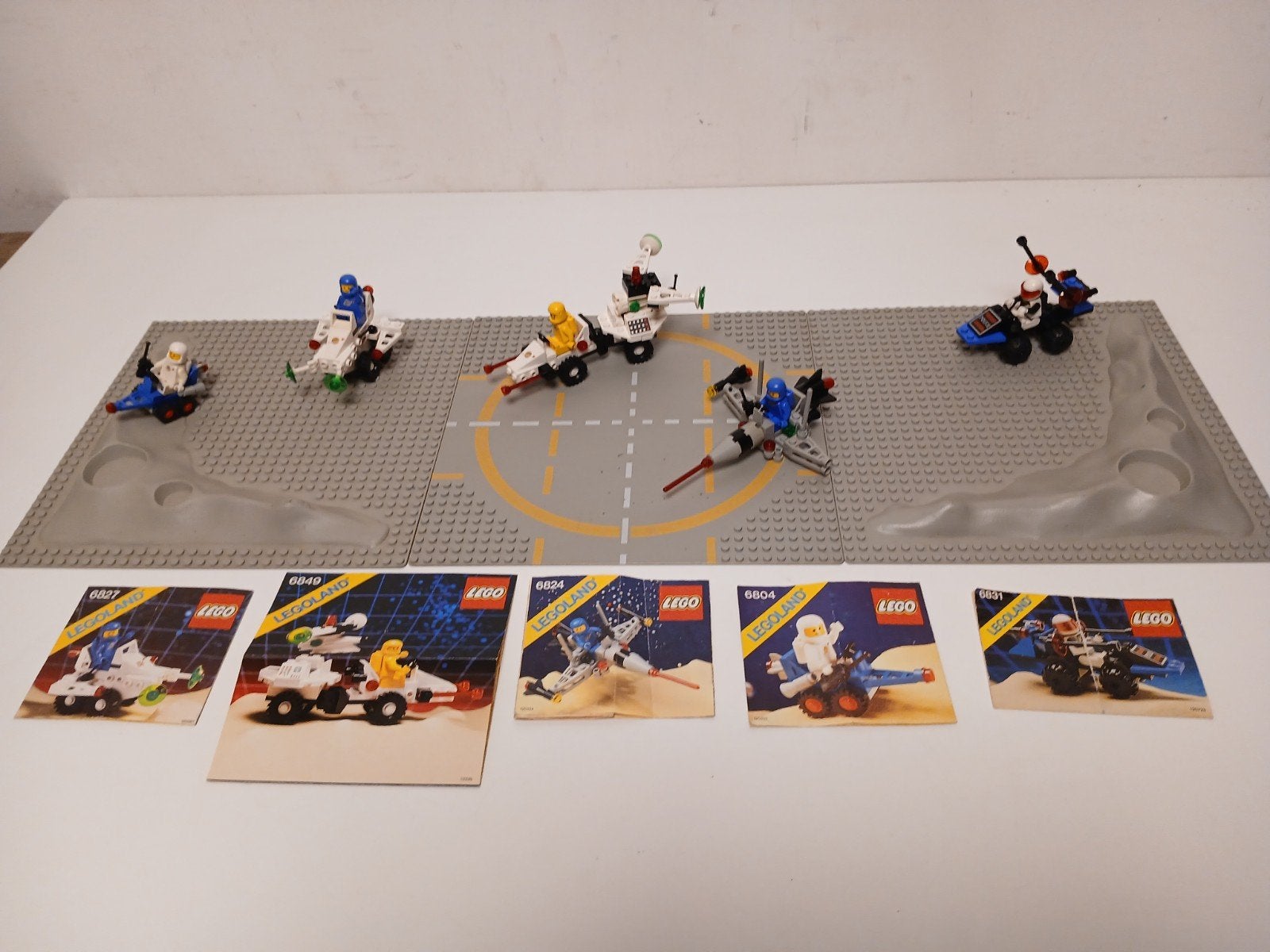 lego classic space 6804, 6831, 6849, 6824, 6827 + maanplaten, Ophalen of Verzenden