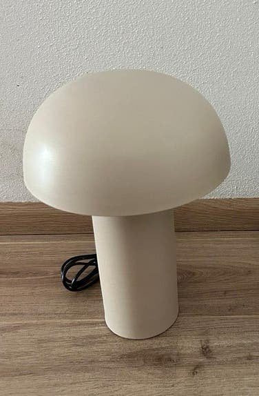 Tafellamp (paddenstoel) metaal beige Sostrene Grene, Beige, Gebruikt, Overige merken, Paddenstoellamp
