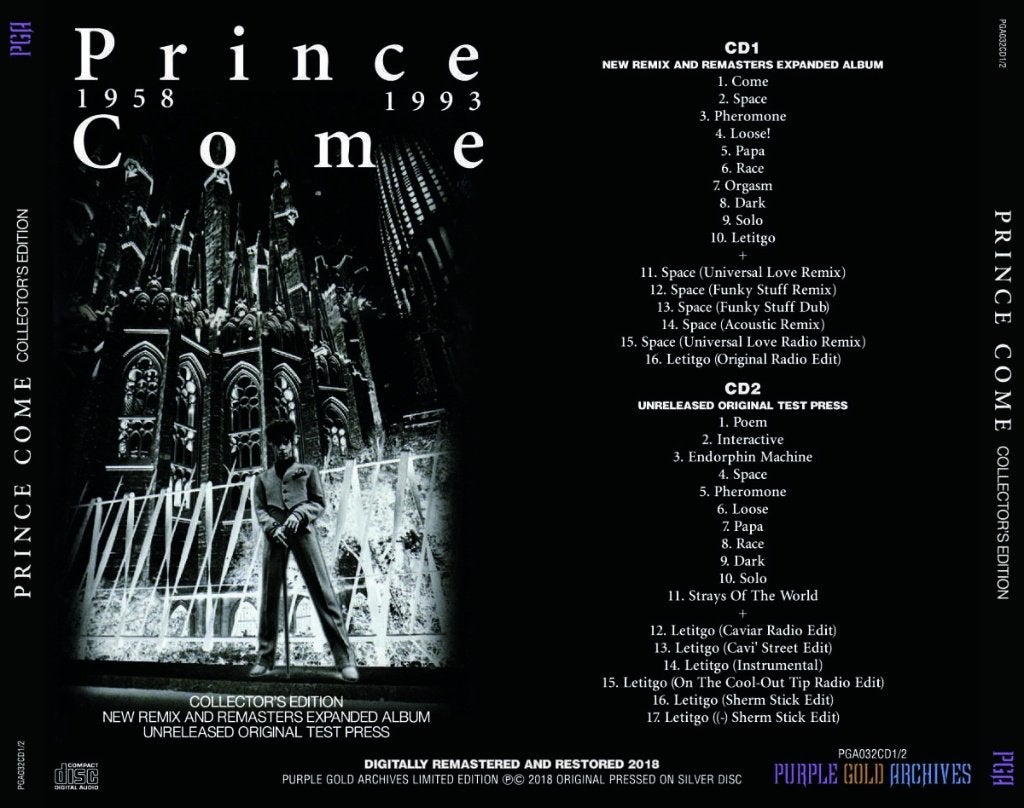 Prince - Come Collector's Edition 2CD Remix Expanded Album, Import, Nieuw in verpakking, Album, Verzenden