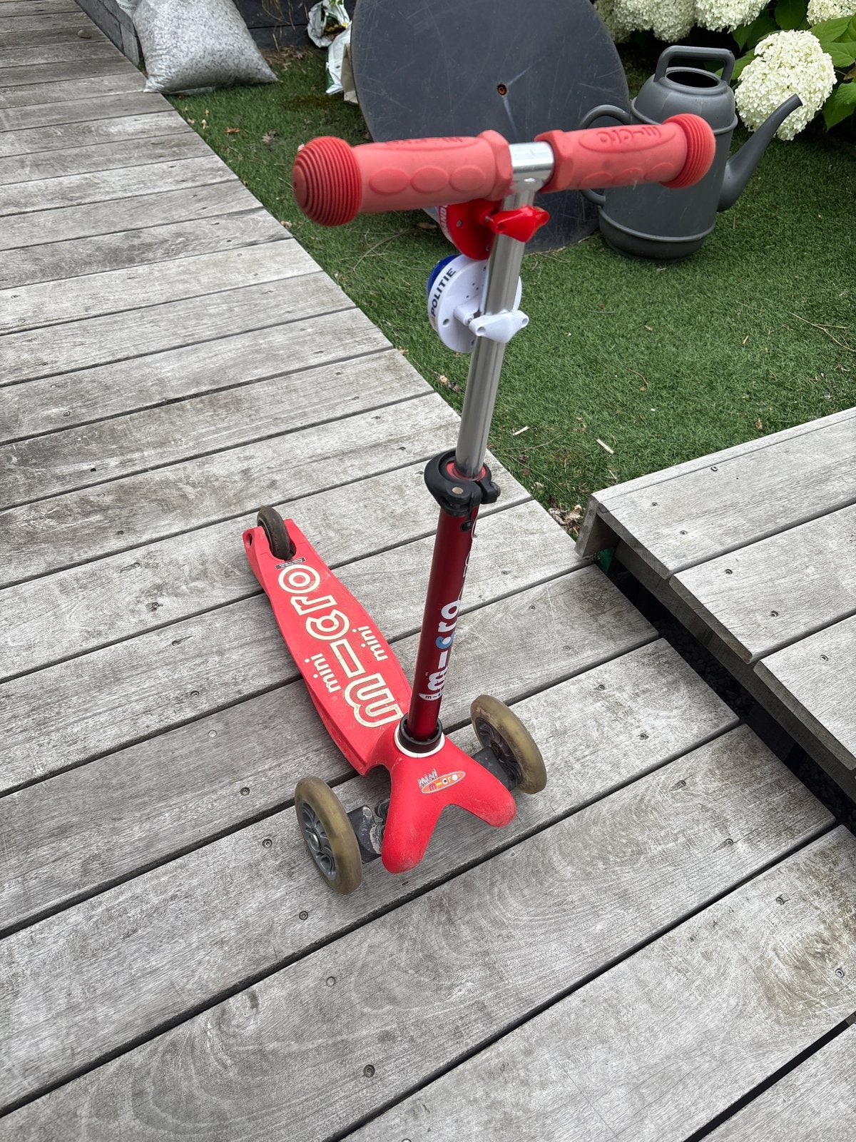 Mini Micro Step Rood - Gebruikt, Fietsen en Brommers, Steps, Ophalen, Gebruikt, Gewone step