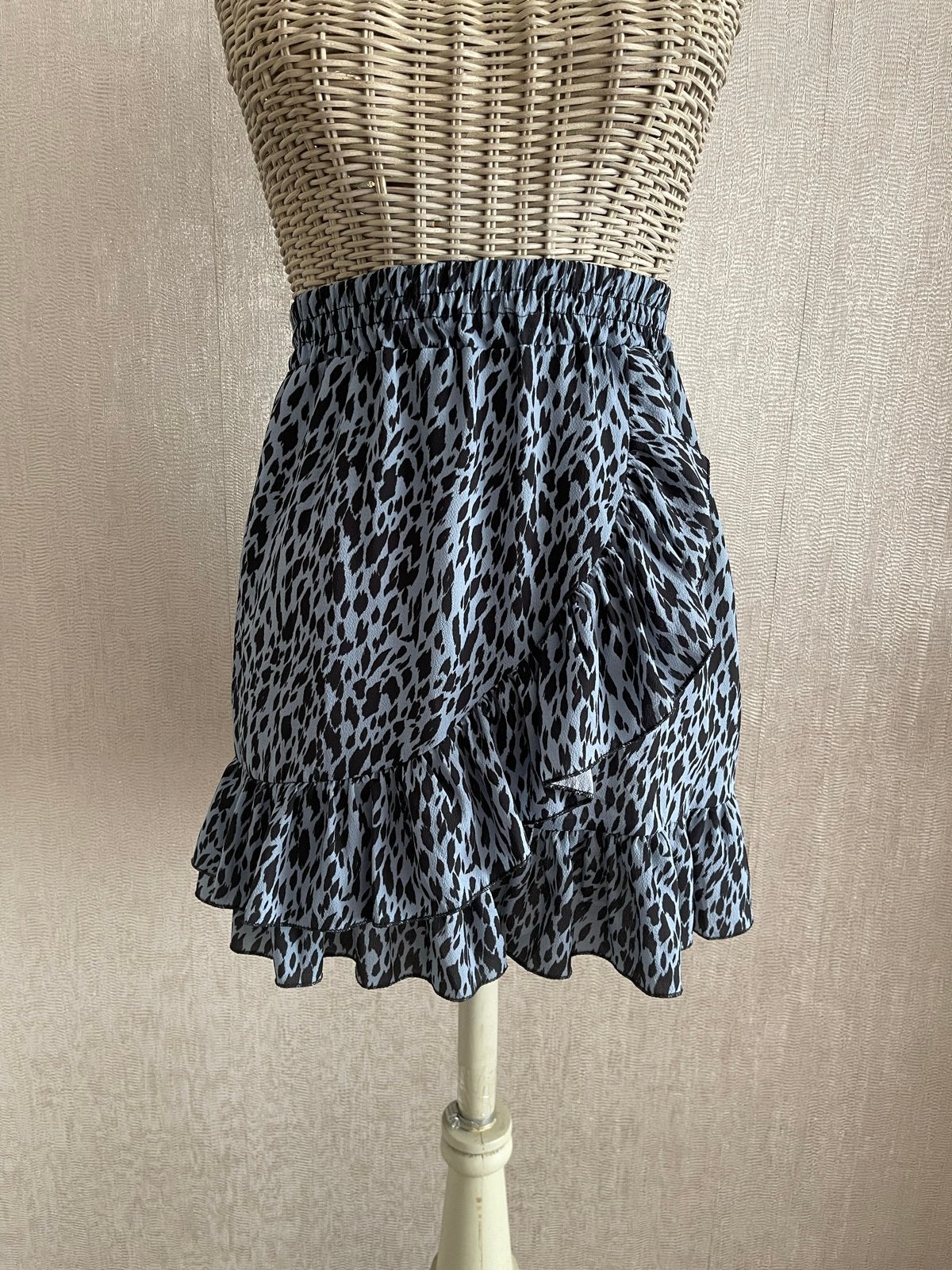Seven Sisters rokje met dierenprint, Kleding | Dames, Rokken, Blauw, Ophalen of Verzenden, Zo goed als nieuw, Maat 36 (S)