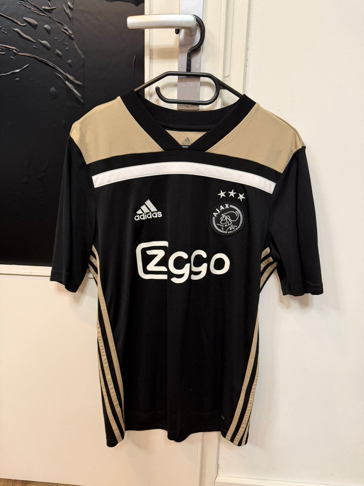 Ajax uitshirt 18/19 Kindermaat XL, Ophalen of Verzenden, Zo goed als nieuw, Maat 56/58 (XL), Blauw