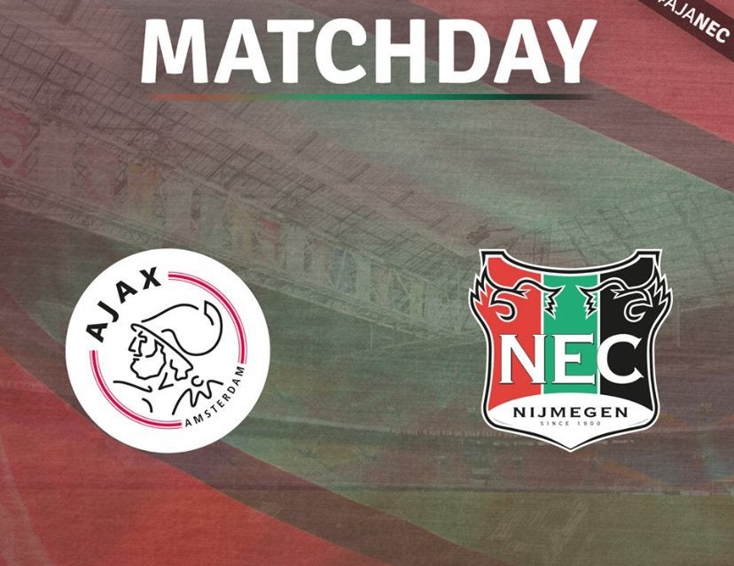 Ajax NEC 1x ticket F Side. Jubileum wedstrijd, Tickets en Kaartjes, Eén persoon, Mei