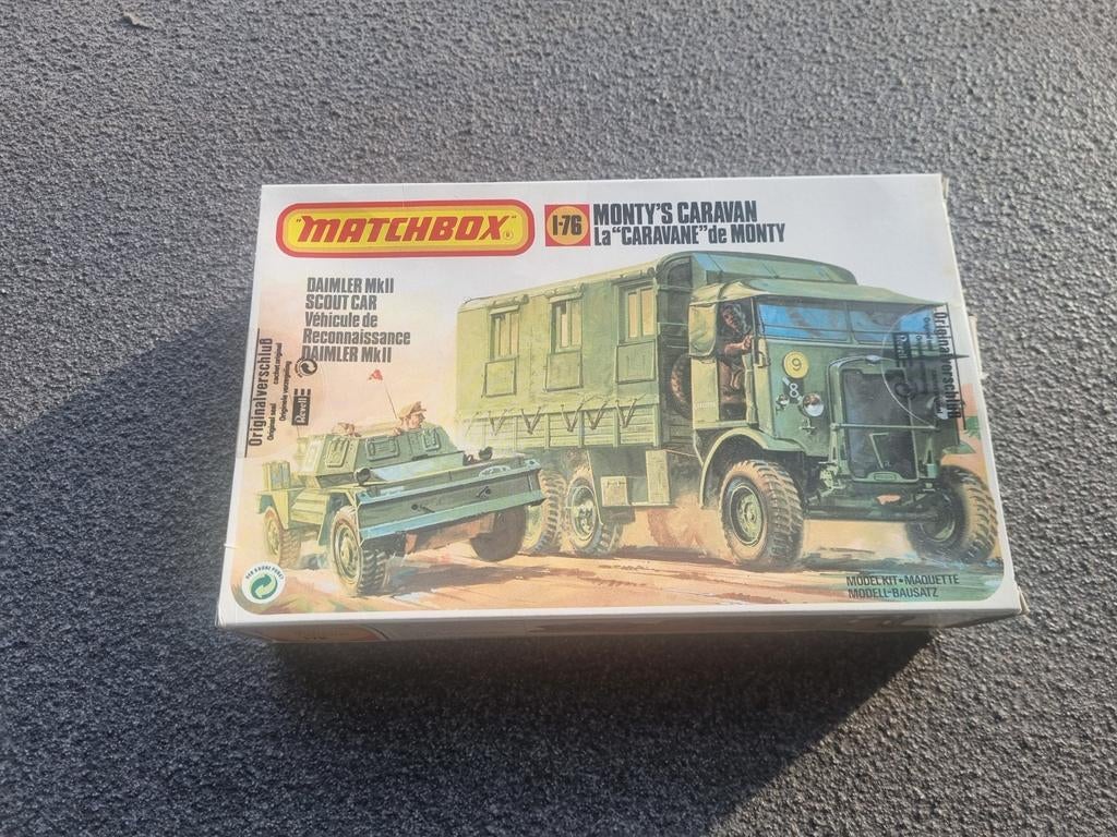 Matchbox. Monty's Caravan 1/76., Overige merken, 1:50 of kleiner, Overige typen, Nieuw
