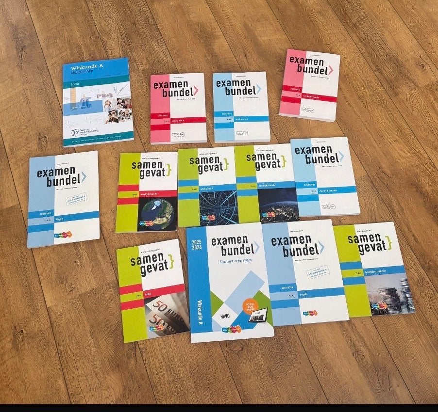 Examenbundels en Samengevat boeken Wiskunde A en meer, Ophalen, Zo goed als nieuw, HAVO, Wiskunde A