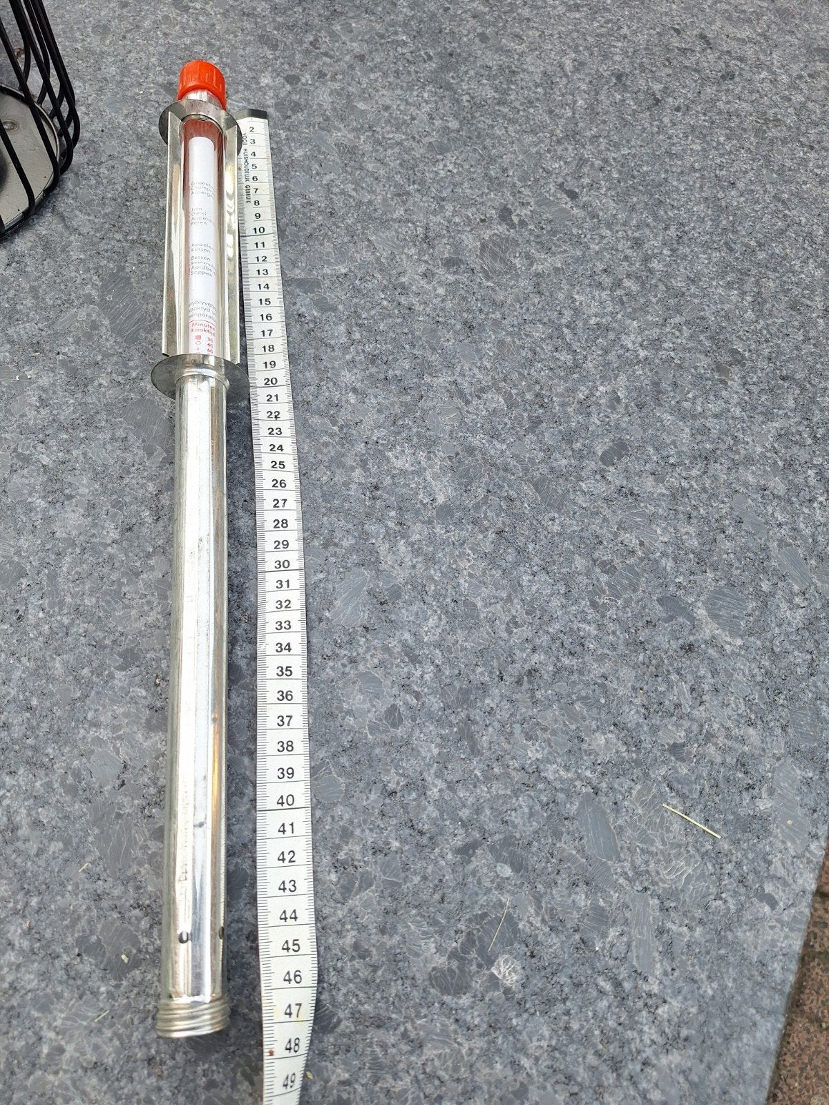 Kima Weck thermometer - Vintage in goede staat, Zilver, Ophalen of Verzenden, Metaal, Overige merken