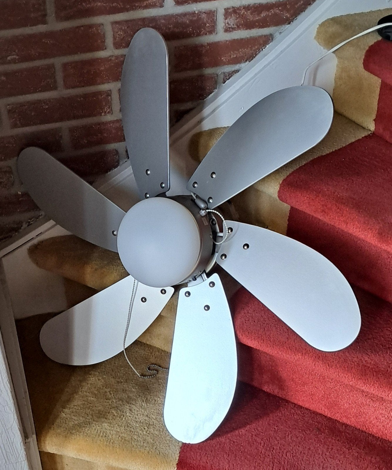 plafond ventilator  met lamp, Witgoed en Apparatuur, Ventilatoren, Ophalen, Zo goed als nieuw, Plafondventilator