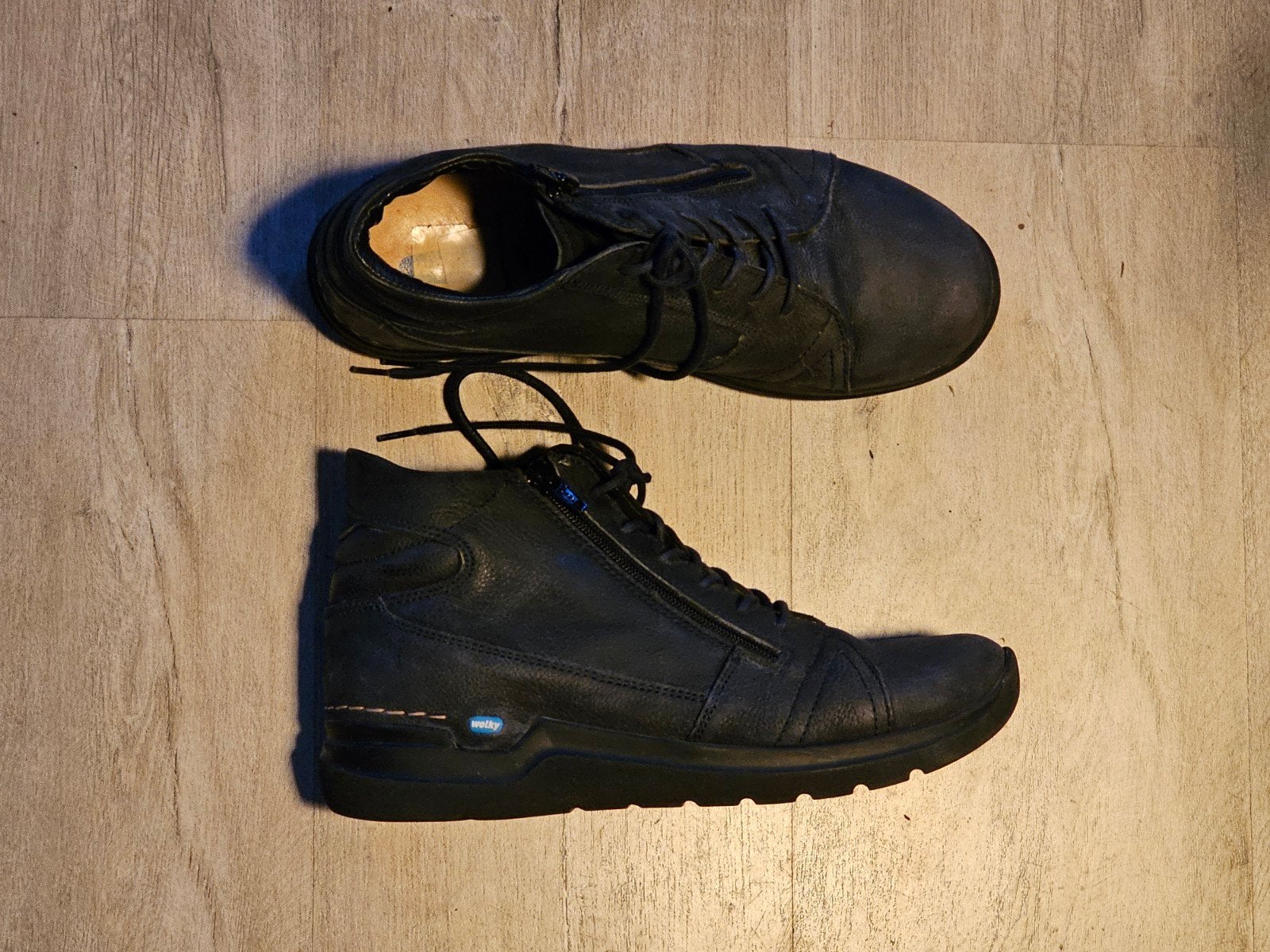 Comfortabele Wolky Why schoenen in maat 40., Wolky, Zwart, Lage of Enkellaarzen, Ophalen of Verzenden