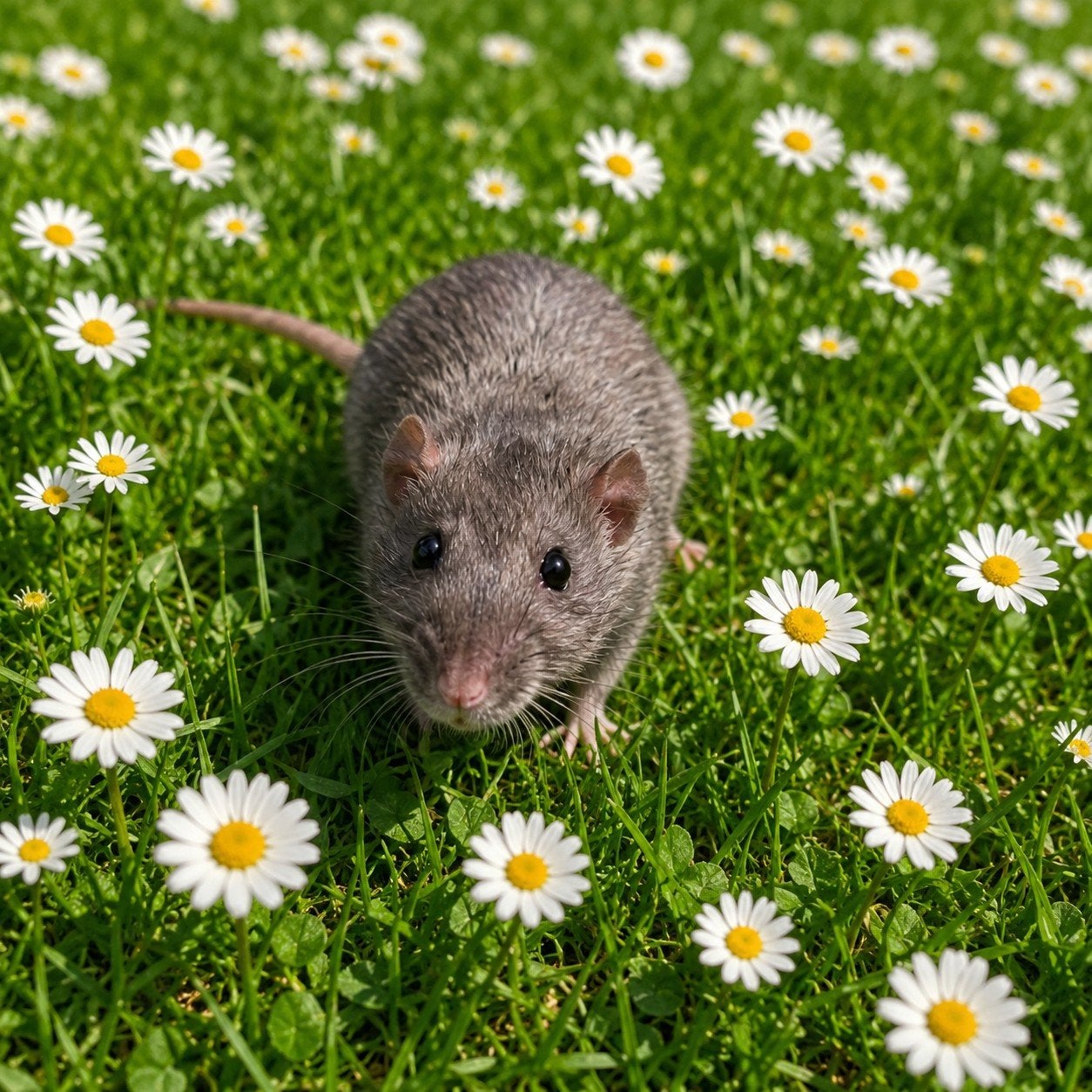 Lieve mannetjes rat (silvermane), Dieren en Toebehoren, Knaagdieren, Rat, Februari, Mannelijk, Tam