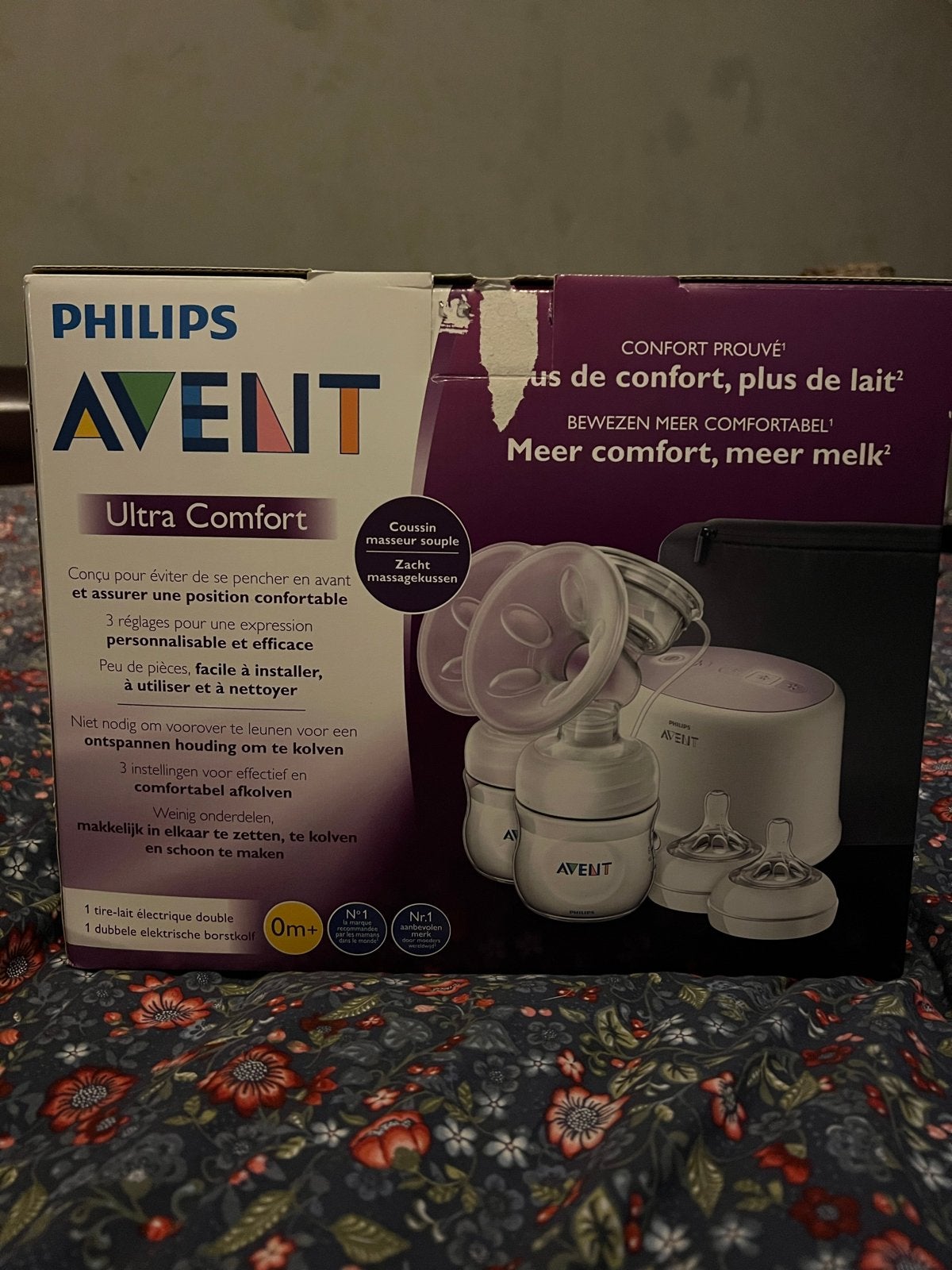 Philips Avent Dubbele Elektrische Borstkolf, Ophalen, Zo goed als nieuw, Borstkolf