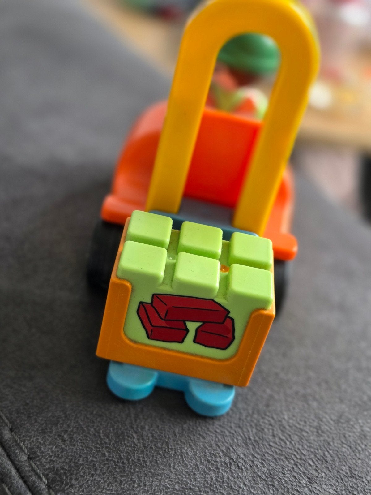 playmobil heftruck, Ophalen, Zo goed als nieuw, Complete set, Voertuig
